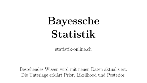 Bayessche Statistik